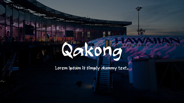 Qakong Font