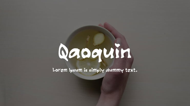 Qaoquin Font