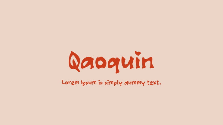 Qaoquin Font