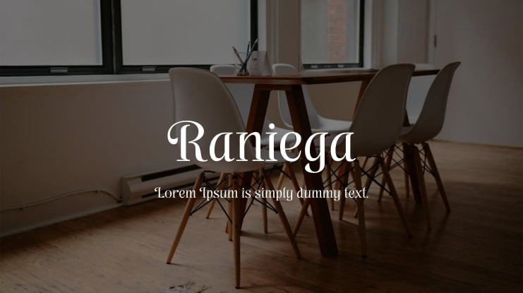 Raniega Font