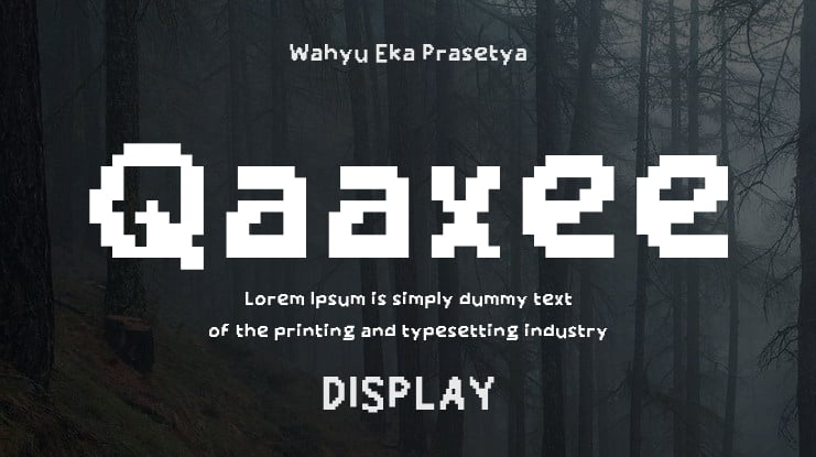 Qaaxee Font