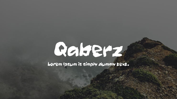 Qaberz Font