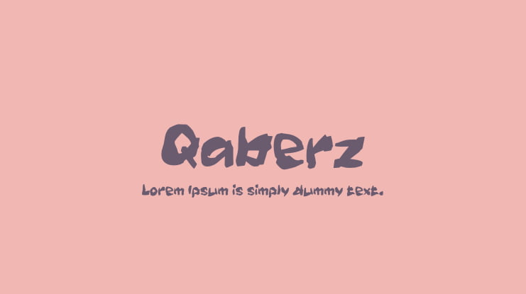 Qaberz Font