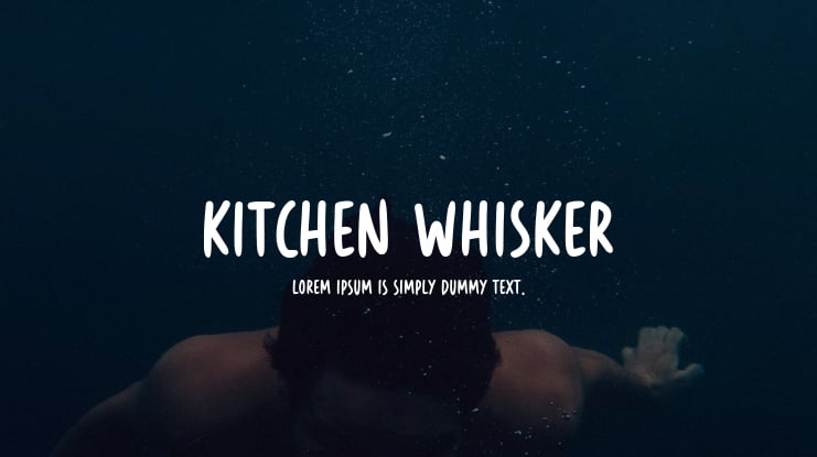 Kitchen Whisker Font