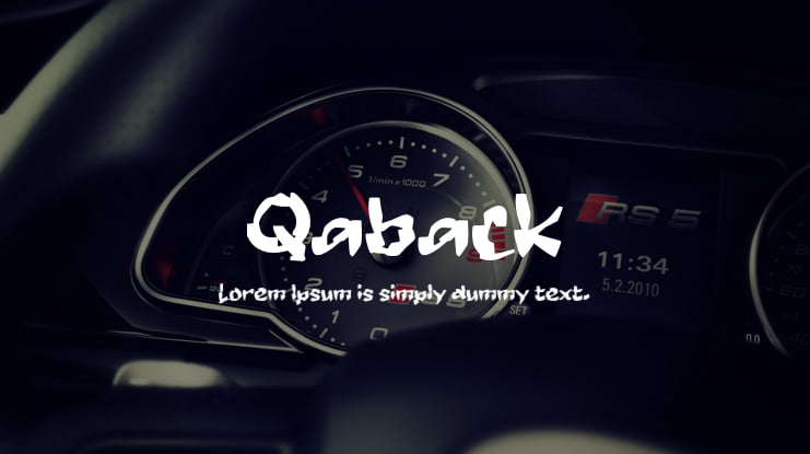 Qaback Font