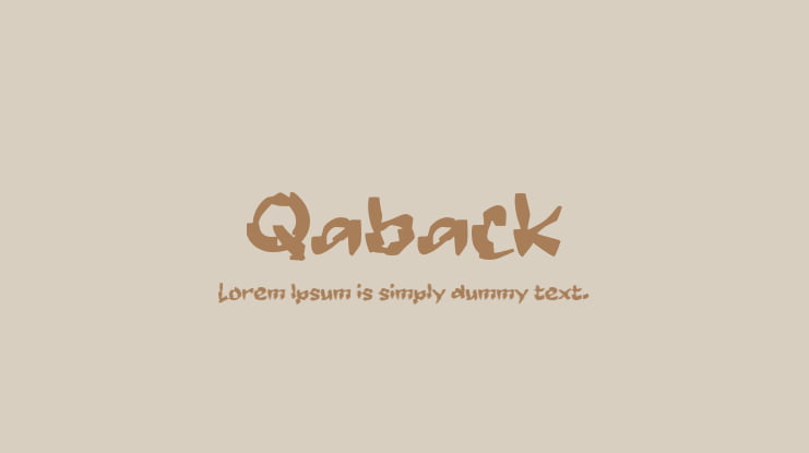 Qaback Font