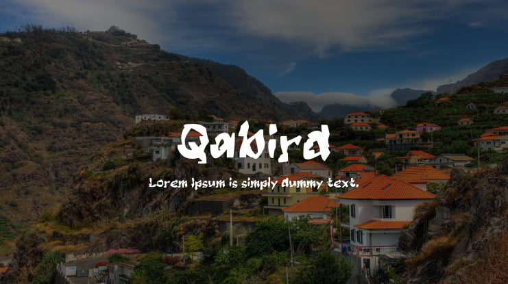 Qabird Font