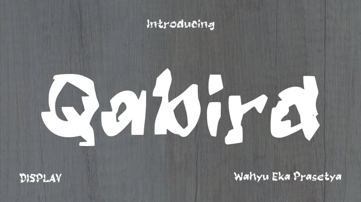 Qabird Font