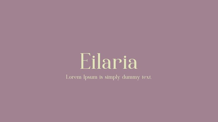 Eilaria Font