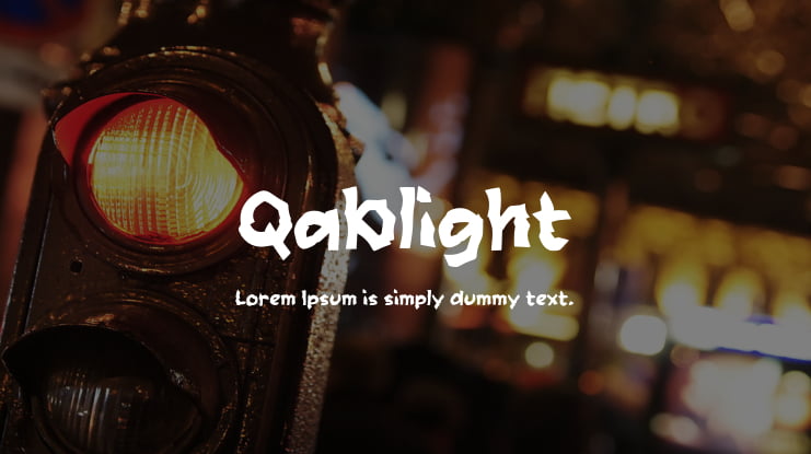 Qablight Font