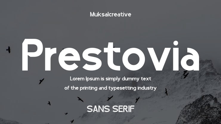 Prestovia Font