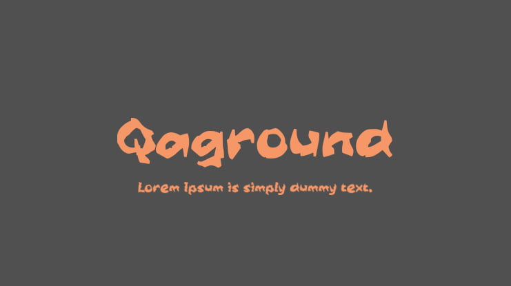 Qaground Font