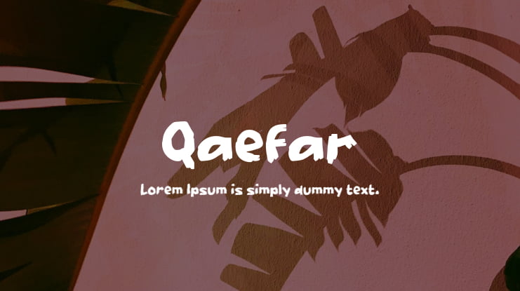 Qaefar Font