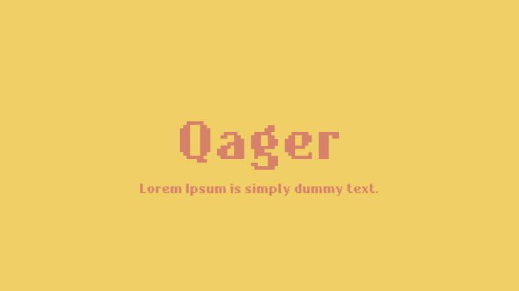 Qager Font