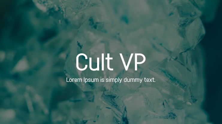 Cult VP Font