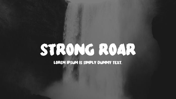 Strong Roar Font