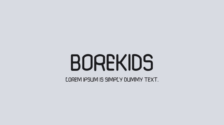 Borekids Font