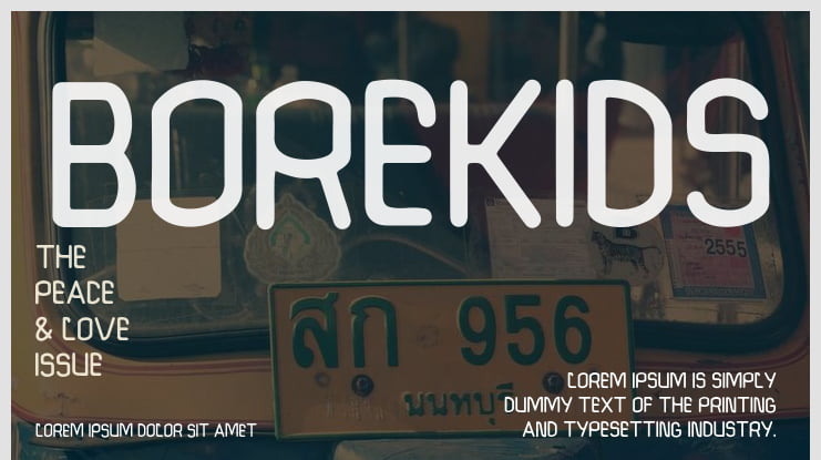 Borekids Font