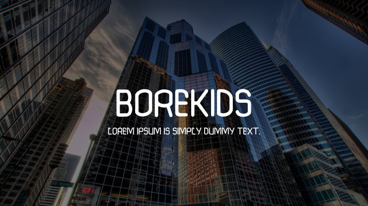 Borekids Font