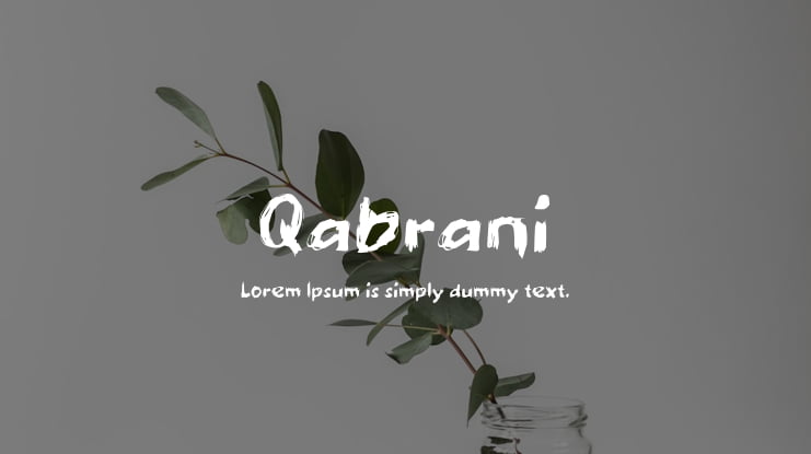 Qabrani Font