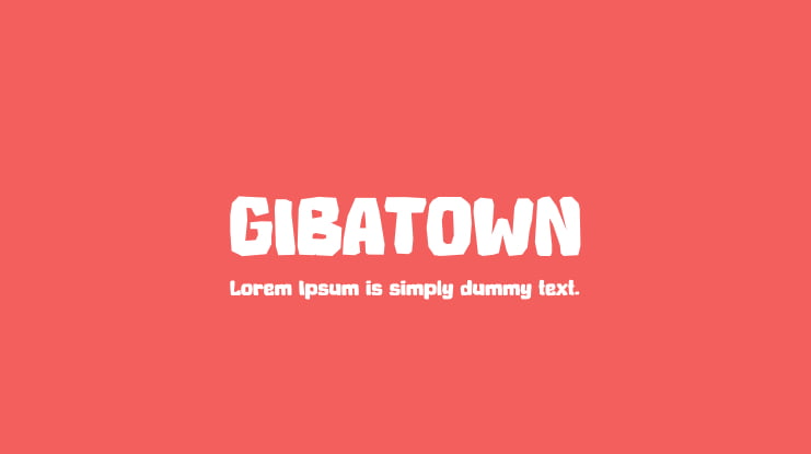 GIBATOWN Font