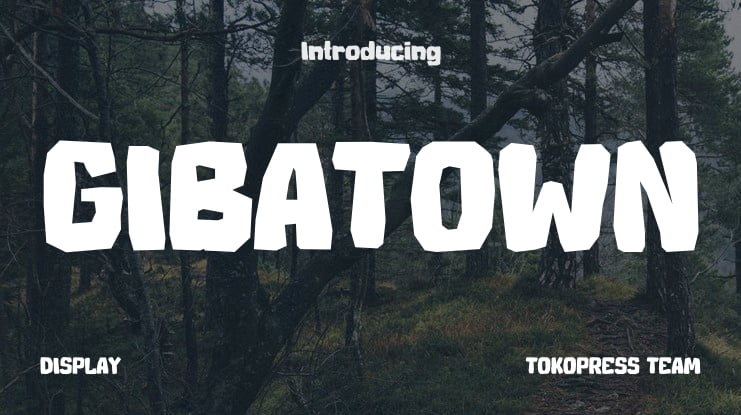 GIBATOWN Font