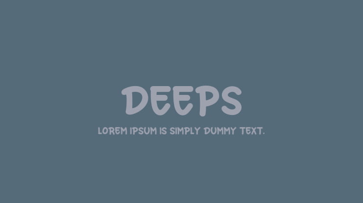 Deeps Font Family