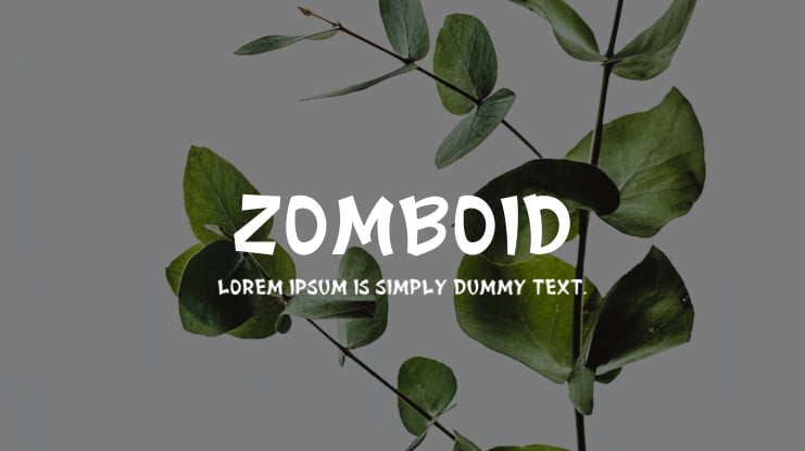 Zomboid Font