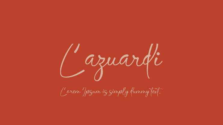 Lazuardi Font