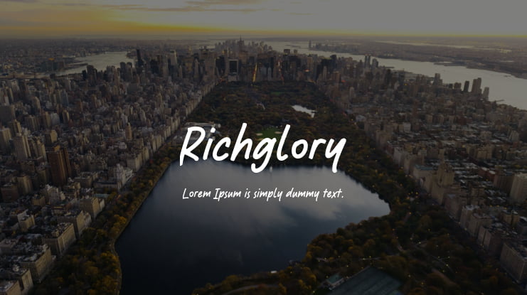 Richglory Font