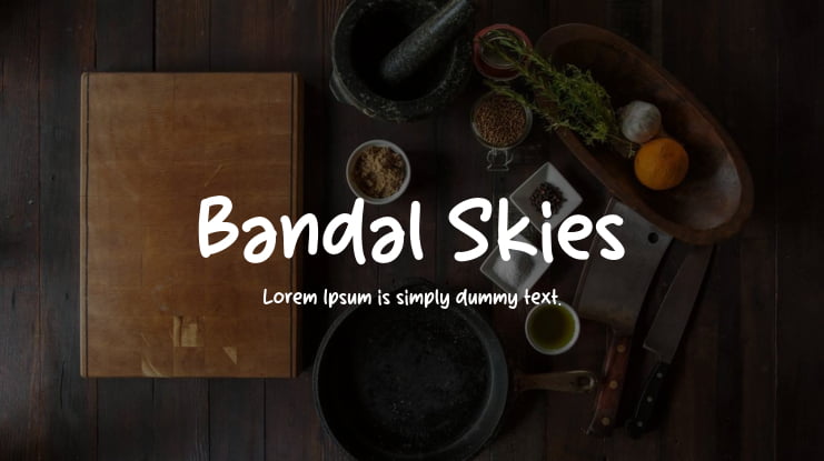 Bandal Skies Font