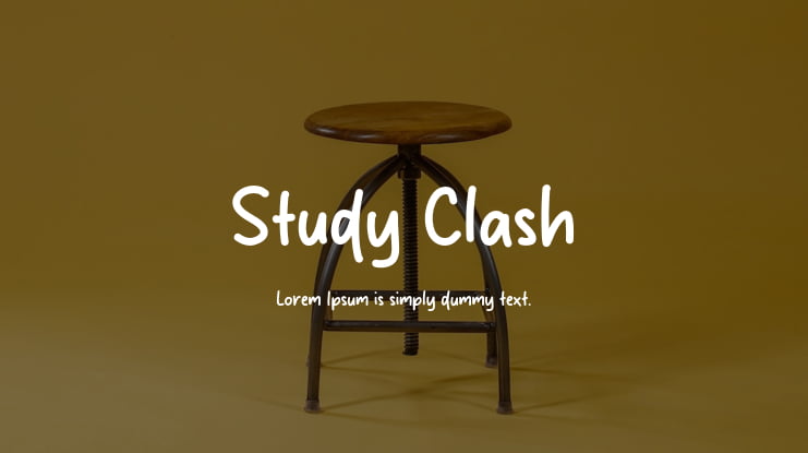 Study Clash Font