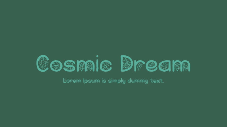 Cosmic Dream Font