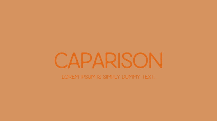 Caparison Font