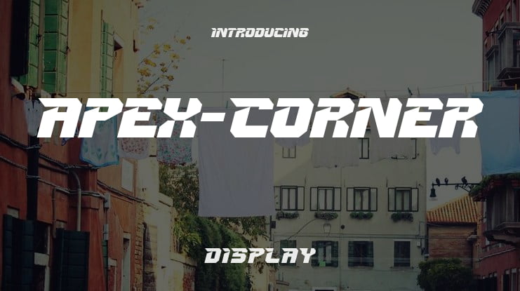 Apex-Corner Font