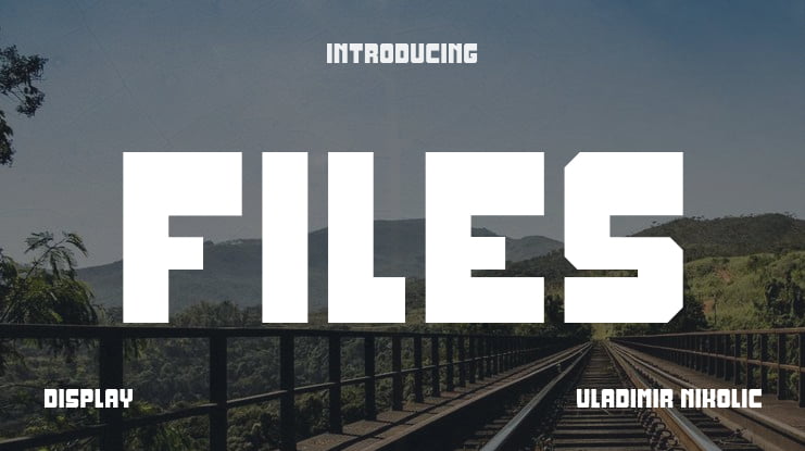 Files Font