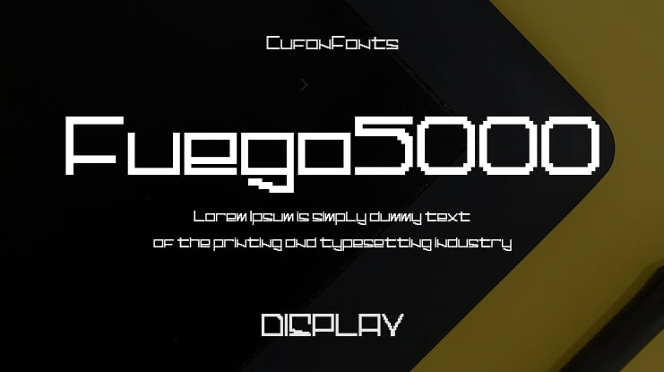 Fuego5000 Font