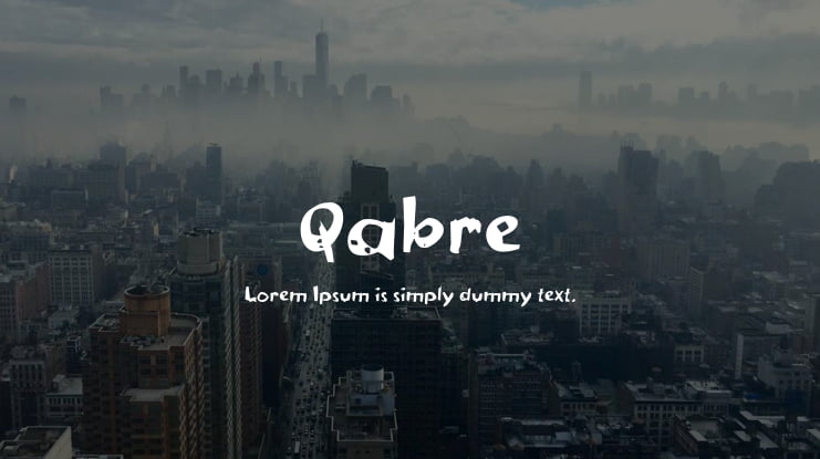 Qabre Font