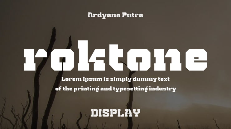 roktone Font