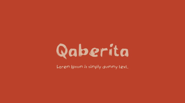 Qaberita Font