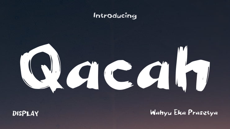 Qacah Font