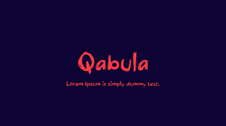 Qabula Font