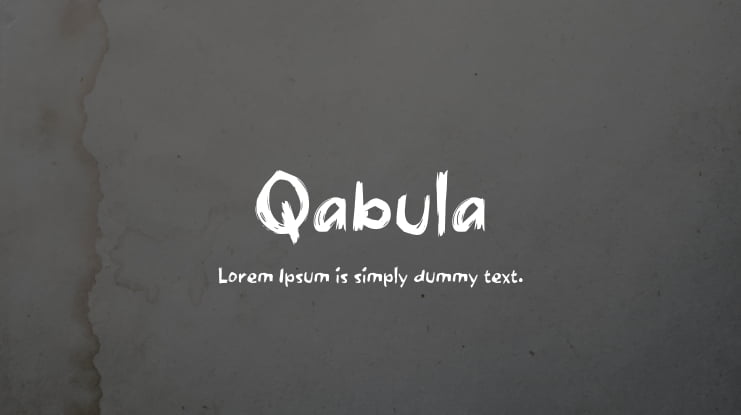 Qabula Font