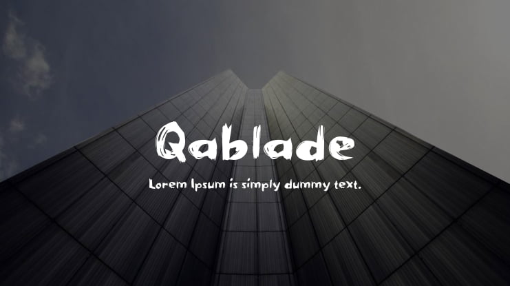 Qablade Font