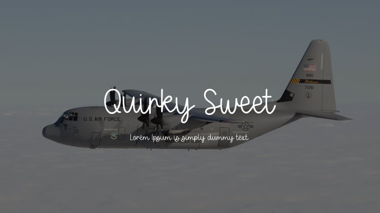 Quirky Sweet Font