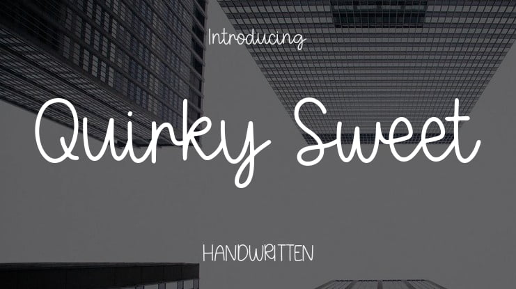 Quirky Sweet Font