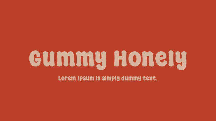 Gummy Honely Font