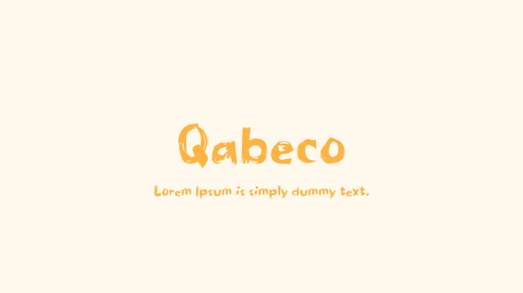 Qabeco Font