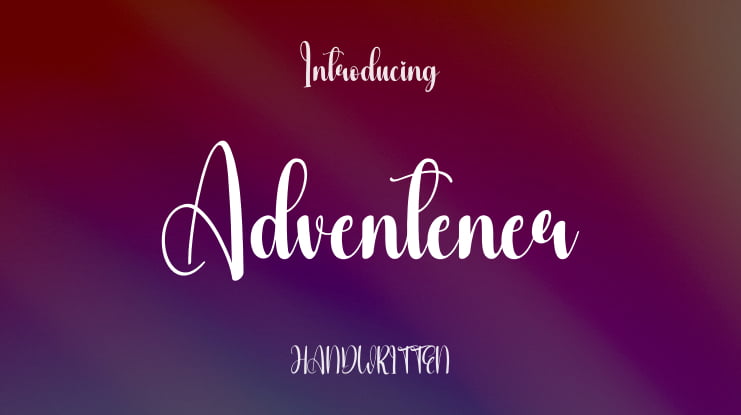 Adventener Font