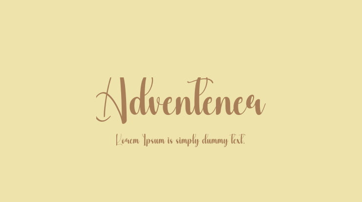 Adventener Font